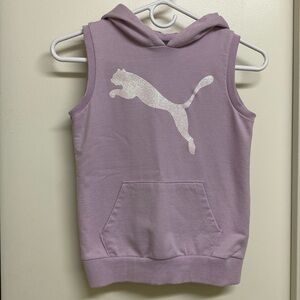 GIRLS SLEEVELESS HOODIE